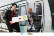 Agence Magic Garden - Launch new subway train - Saint-Augustin Station - from 21 to 25 October 2013 - Photocall